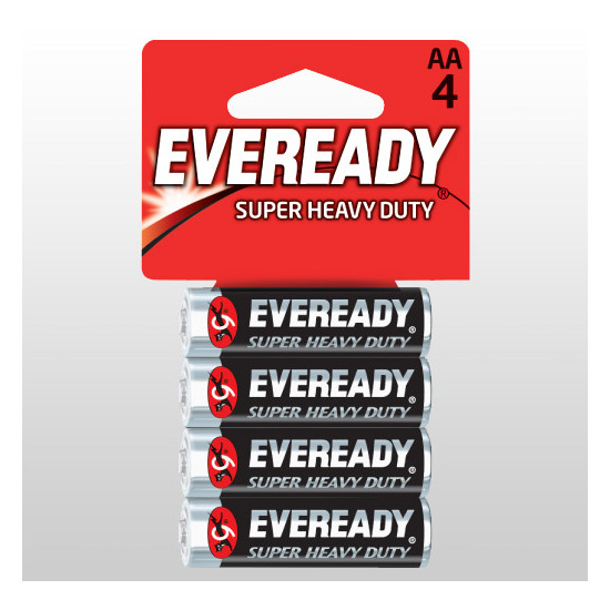 Eveready 12156 Black Blister Card Battery AA 6PCS Eveready 12156 Black Blister Card Battery AA 6PCS