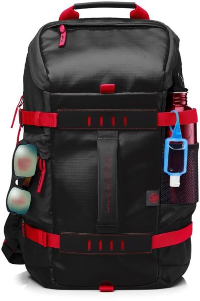 HP 15.6 Odyssey Backpack Black/Red X0R83AA HP 15.6 Odyssey Backpack Black/Red X0R83AA