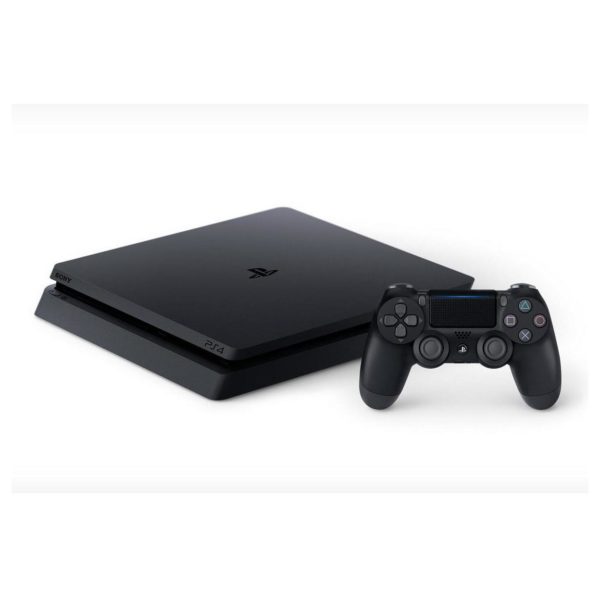 Sony PS4 Slim Gaming Console 1TB Black + Fifa 19 Game (Arabic) + 2 Assorted Games Sony PS4 Slim Gaming Console 1TB Black + Fifa 19 Game (Arabic) + 2 Assorted Games