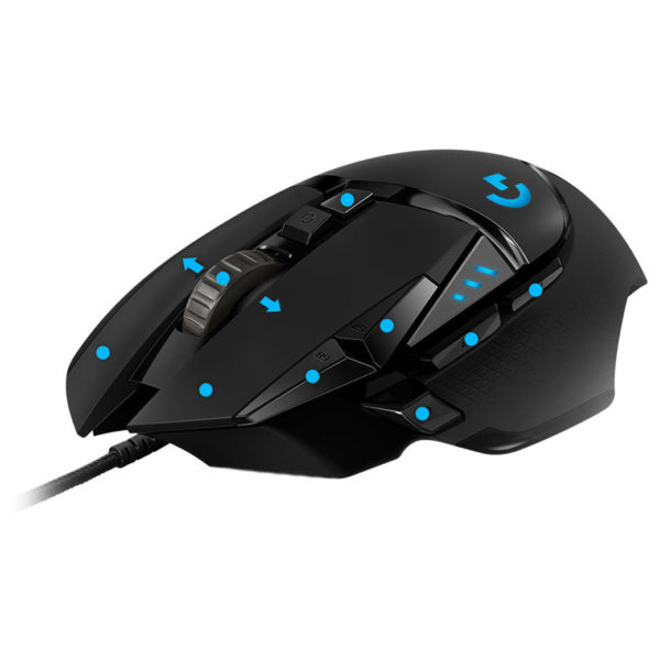 Logitech G502 Hero USB Gaming Mouse Black 910-005471 Logitech G502 Hero USB Gaming Mouse Black 910-005471