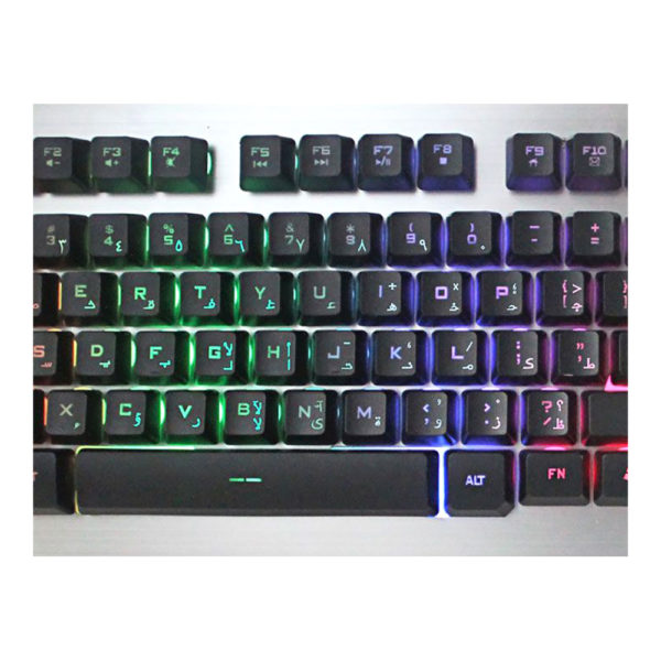 2B KB305 Metal Wired Gaming Keyboard Silver 2B KB305 Metal Wired Gaming Keyboard Silver