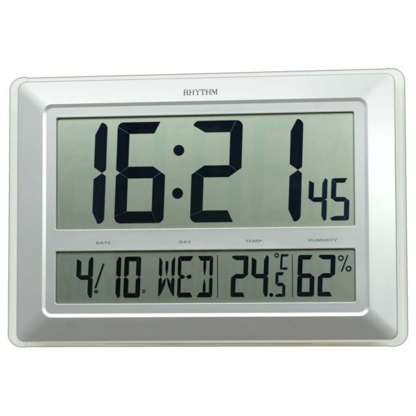 Rhythm LCW015NR19 Digital Wall Clock Price In Bahrain Buy Rhythm 