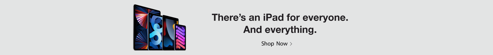 Desktop Homepage Apple Banner