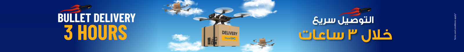 Bullet Delivery in 3 Hours