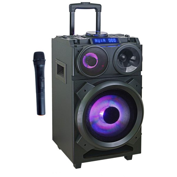 speaker with dj mixer