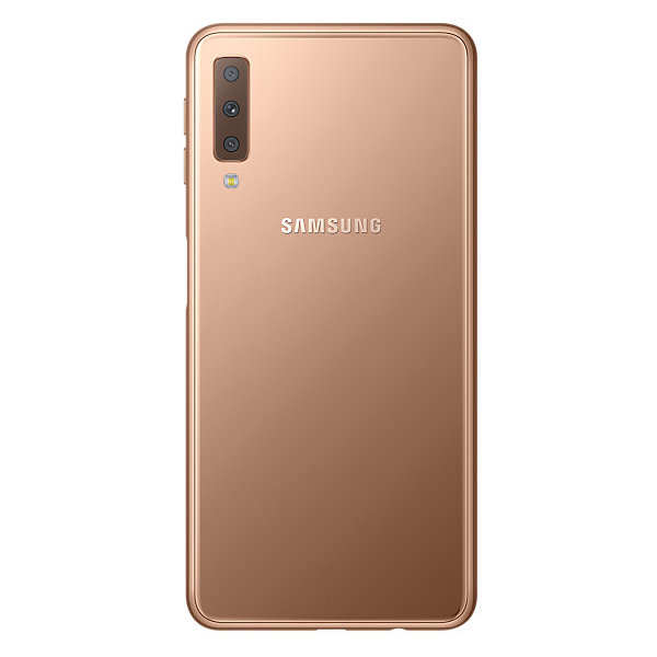 Samsung Galaxy A7 (2018) 128GB Gold 4G Dual Sim Smartphone SMA750F price in Oman | Sale on