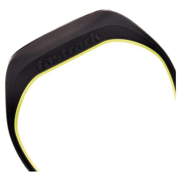 reflex 2.0 smart band in midnight black with neon green accent