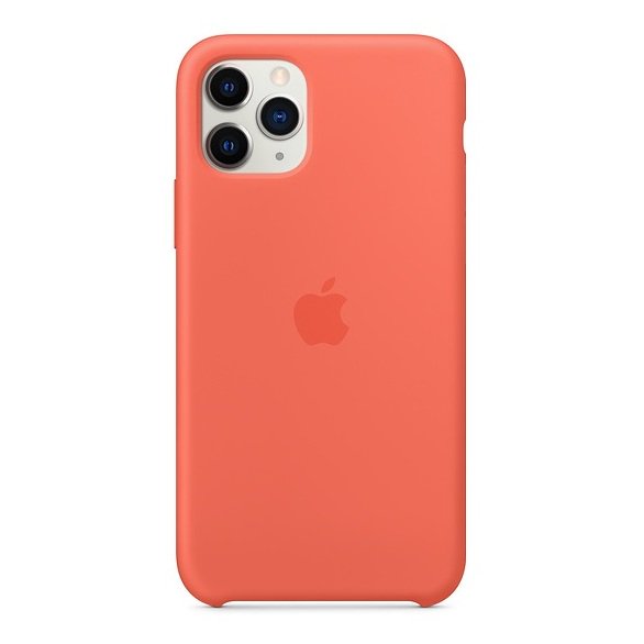 Apple Silicone Case Clementine (Orange) iPhone 11 Pro Max price in Oman ...