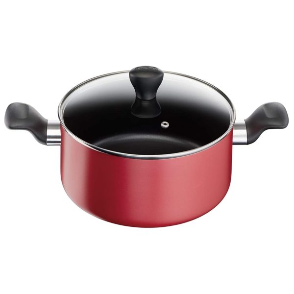 Tefal Super Cook Non Stick Wthermo Spot 12 Pcs Cooking Set Red B243sc85 Price In Oman Sale On 9702