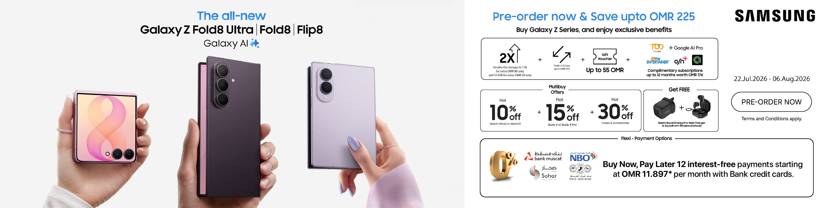 Samsung Fold8 and Flip8 AR