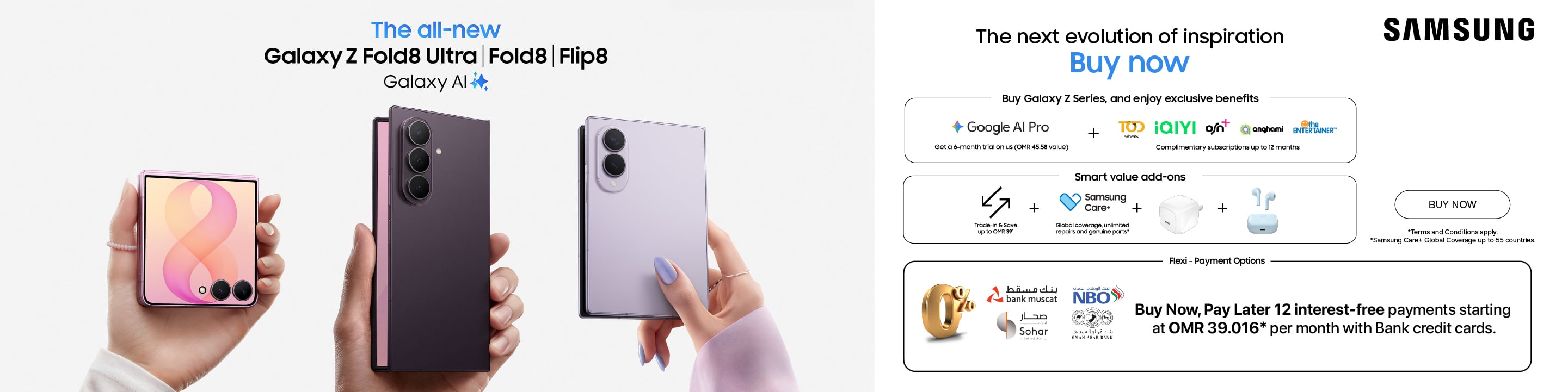 Samsung Fold8 and Flip8