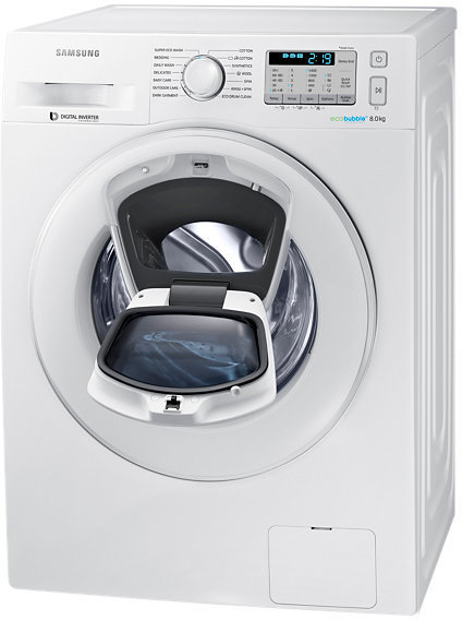 Samsung Front Load Washer 8Kg White WW80K5413WWSG Samsung Front Load Washer 8Kg White WW80K5413WWSG