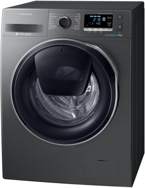 Samsung Front Load Washer 9Kg Inox Gray WW90K6410QXSG Samsung Front Load Washer 9Kg Inox Gray WW90K6410QXSG
