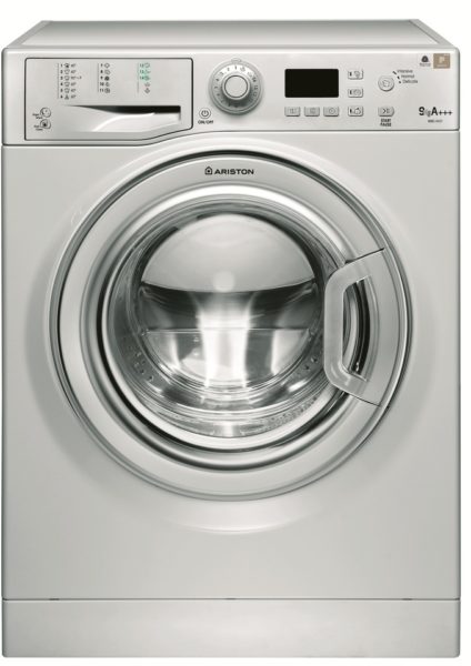 Ariston Front Load Washing Machine 9 Kg Silver WMG9437SEX Ariston Front Load Washing Machine 9 Kg Silver WMG9437SEX