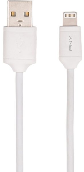 PNY CUALNW0106 Lightning Charge & Sync Cable 1.8m White PNY CUALNW0106 Lightning Charge & Sync Cable 1.8m White