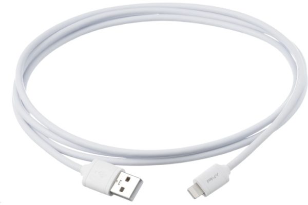 PNY CUALNW0106 Lightning Charge & Sync Cable 1.8m White PNY CUALNW0106 Lightning Charge & Sync Cable 1.8m White