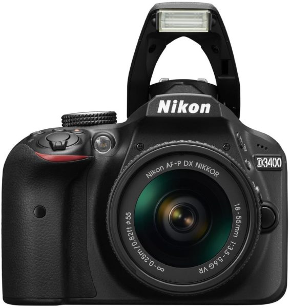 Nikon D3400 DSLR Camera Black With AF-P 18-55mm Lens Nikon D3400 DSLR Camera Black With AF-P 18-55mm Lens