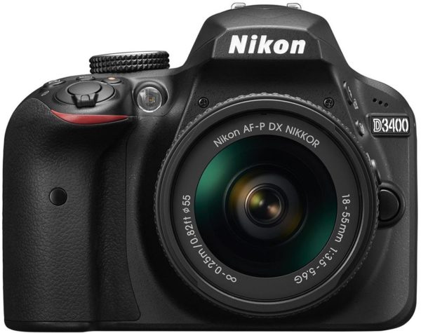 Nikon D3400 DSLR Camera Black With AF-P 18-55mm Lens Nikon D3400 DSLR Camera Black With AF-P 18-55mm Lens