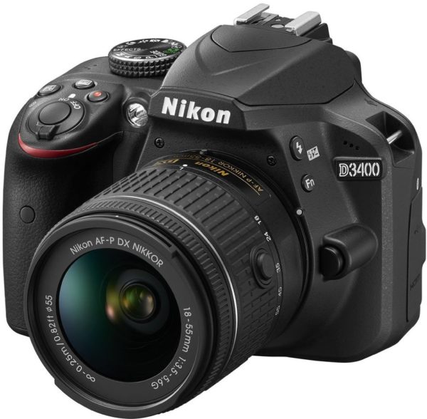 Nikon D3400 DSLR Camera Black With AF-P 18-55mm Lens Nikon D3400 DSLR Camera Black With AF-P 18-55mm Lens