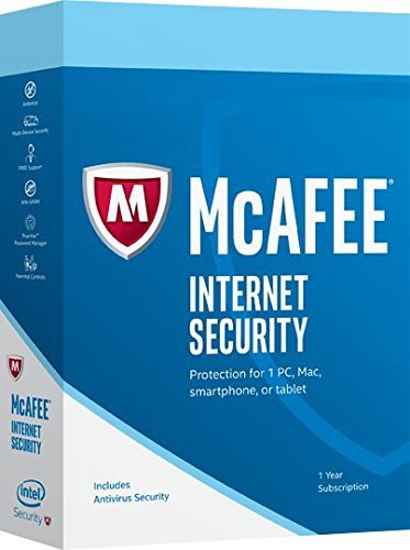McAfee Internet Security 2017 Software 1 User McAfee Internet Security 2017 Software 1 User