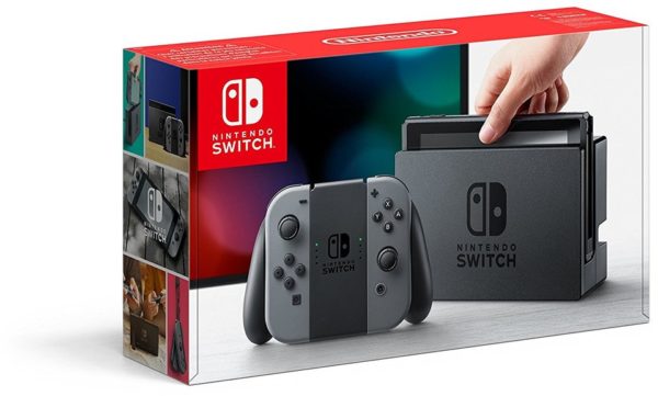 Nintendo Switch Gaming Console 32GB Black Grey Joy Con + 1 Assorted Game Nintendo Switch Gaming Console 32GB Black Grey Joy Con + 1 Assorted Game