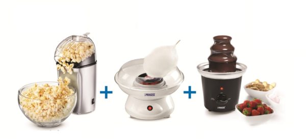Princess PRN292994 Chocolate Fountain+PRN2993 Cotton Candy+PRN292985 Popcorn Maker Princess PRN292994 Chocolate Fountain+PRN2993 Cotton Candy+PRN292985 Popcorn Maker