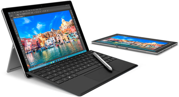 Microsoft Surface Pro 4 Tablet - Windows 10 Pro Core i5 4GB 128GB 12.3 Inch Silver + QC700155 Keyboard Microsoft Surface Pro 4 Tablet - Windows 10 Pro Core i5 4GB 128GB 12.3 Inch Silver + QC700155 Keyboard
