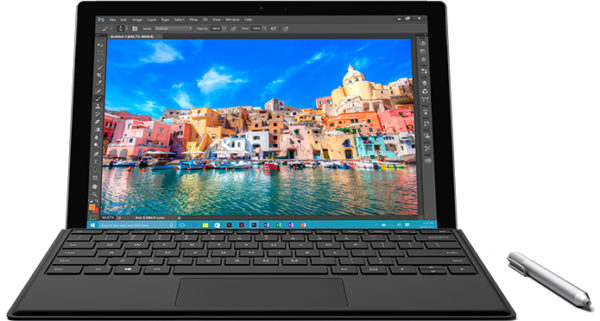 Microsoft Surface Pro 4 Tablet - Windows 10 Pro Core i5 4GB 128GB 12.3 Inch Silver + QC700155 Keyboard Microsoft Surface Pro 4 Tablet - Windows 10 Pro Core i5 4GB 128GB 12.3 Inch Silver + QC700155 Keyboard