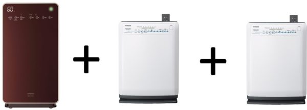 Hitachi EPL110E Air Purifier + EPA5000 Air Purifier + EPA5000 Air Purifier Hitachi EPL110E Air Purifier + EPA5000 Air Purifier + EPA5000 Air Purifier