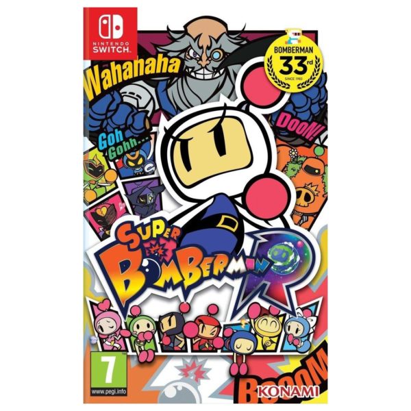 Nintendo Switch Console 32GB With Neon Joy Con + Orb 021003 Essential Travel Pack + Super Bomberman Game + 1 Assorted Amiibo Character Nintendo Switch Console 32GB With Neon Joy Con + Orb 021003 Essential Travel Pack + Super Bomberman Game + 1 Assorted Amiibo Character