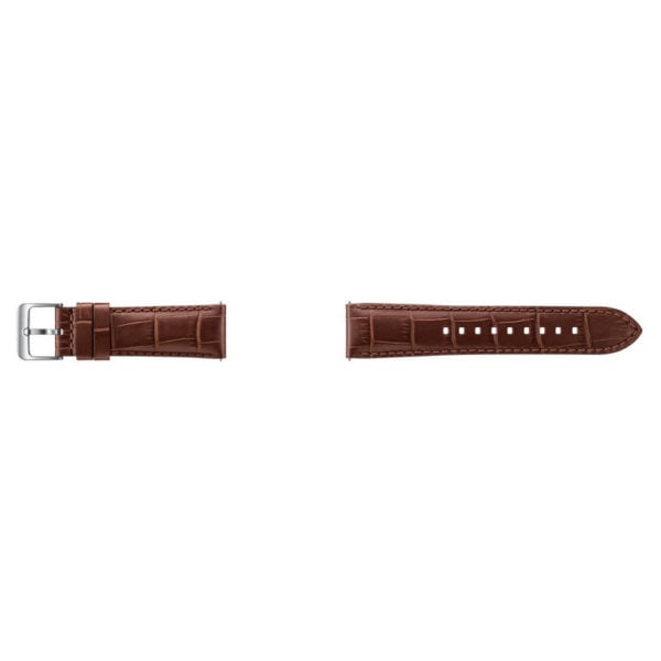 Samsung Alligator Grain Leather Band Brown For Gear S3 - ET-YSA76MDEGAE Samsung Alligator Grain Leather Band Brown For Gear S3 - ET-YSA76MDEGAE