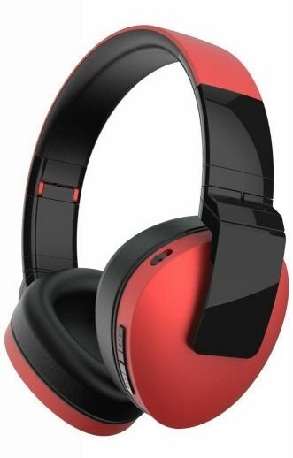 Eklasse EKBTHP06 Bluetooth Headphone Red/Black Eklasse EKBTHP06 Bluetooth Headphone Red/Black