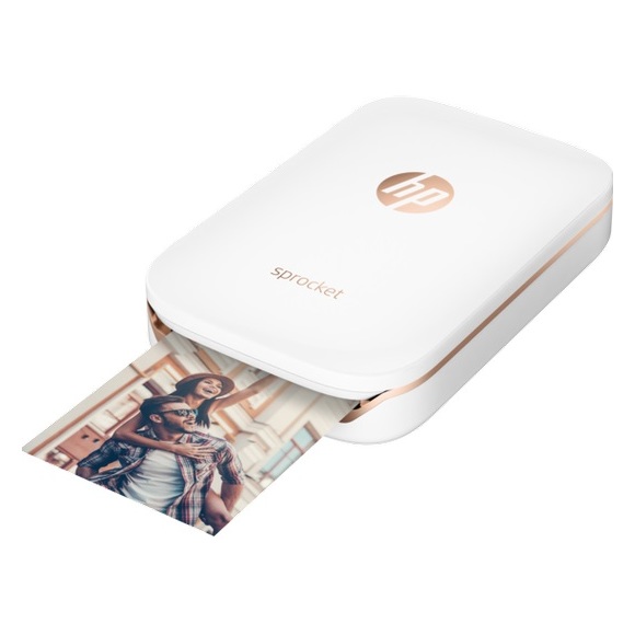 HP Sprocket Bluetooth Photo Printer White HP Sprocket Bluetooth Photo Printer White