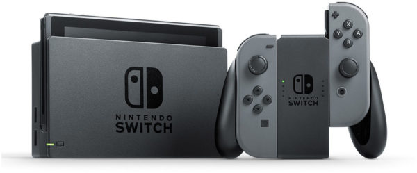 Nintendo Switch Gaming Console 32GB Black With Grey Joy Con + The Legend Of Zelda Breath Of The Wild Game + 2 Assorted Amiibo Characters Nintendo Switch Gaming Console 32GB Black With Grey Joy Con + The Legend Of Zelda Breath Of The Wild Game + 2 Assorted Amiibo Characters
