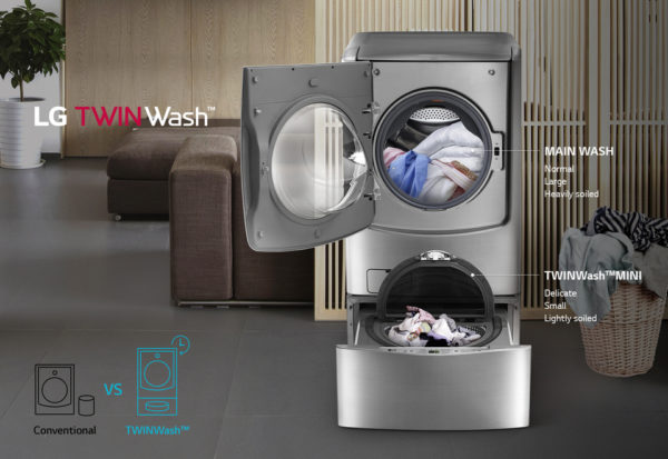 LG Washer & Dryer Twin Wash FH0C9CDHK72/F70E1UDNK12 LG Washer & Dryer Twin Wash FH0C9CDHK72/F70E1UDNK12