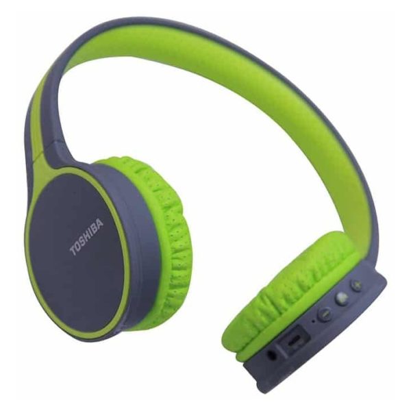 Buy Toshiba Bluetooth On Ear Headset Green RZEBT180H in Dubai