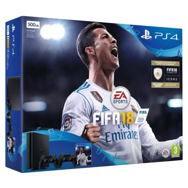 Sony PS4 Console 1TB + Dual Shock 4 Controller + FIFA 18 Game Sony PS4 Console 1TB + Dual Shock 4 Controller + FIFA 18 Game