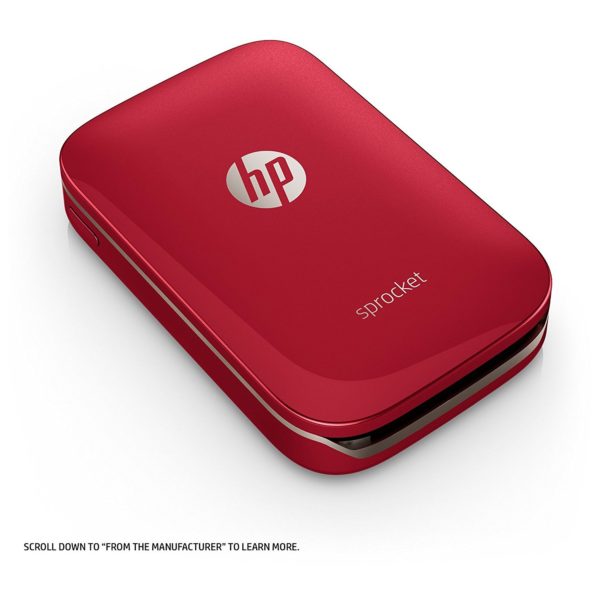 HP Sprocket Bluetooth Photo Printer Red HP Sprocket Bluetooth Photo Printer Red