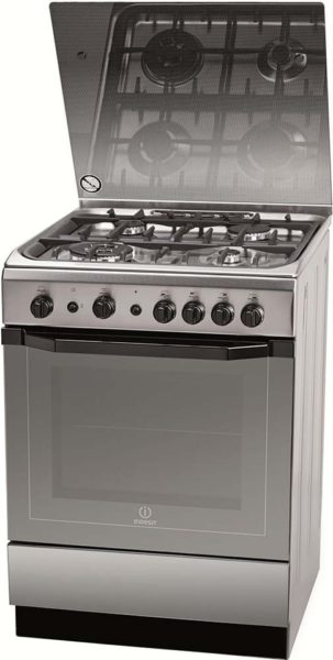 Indesit 4 Gas Burners Cooker I6TG1GXGHEX Indesit 4 Gas Burners Cooker I6TG1GXGHEX