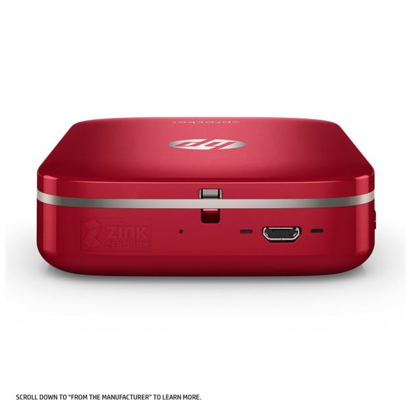 HP Sprocket Bluetooth Photo Printer Red HP Sprocket Bluetooth Photo Printer Red