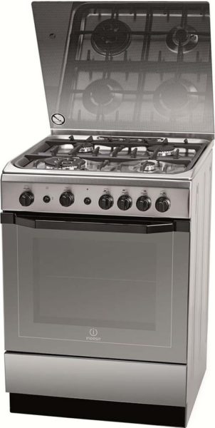 Indesit 4 Gas Burners Cooker I6TG1GXGHEX Indesit 4 Gas Burners Cooker I6TG1GXGHEX