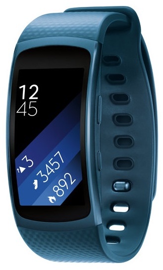 Samsung Gear Fit2 Fitness Band Large Blue SM-R3600ZBAXSG Samsung Gear Fit2 Fitness Band Large Blue SM-R3600ZBAXSG