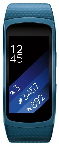 Samsung Gear Fit2 Fitness Band Large Blue SM-R3600ZBAXSG Samsung Gear Fit2 Fitness Band Large Blue SM-R3600ZBAXSG