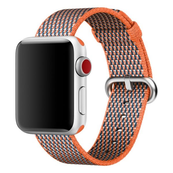 Apple Woven Nylon Band 42mm Spicy Orange Check - MQVP2ZM/A Apple Woven Nylon Band 42mm Spicy Orange Check - MQVP2ZM/A