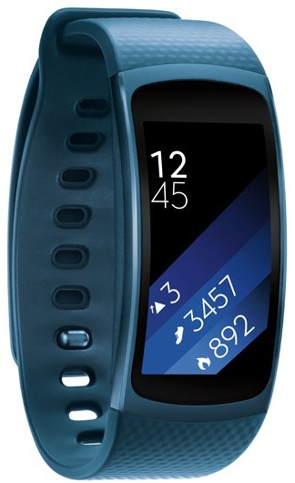 Samsung Gear Fit2 Fitness Band Large Blue SM-R3600ZBAXSG Samsung Gear Fit2 Fitness Band Large Blue SM-R3600ZBAXSG