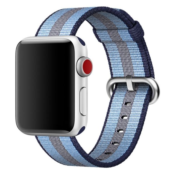 Apple Woven Nylon Band 38mm Midnight Blue Stripe - MQVJ2ZM/A Apple Woven Nylon Band 38mm Midnight Blue Stripe - MQVJ2ZM/A