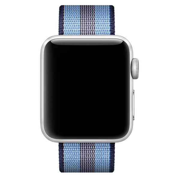 Apple Woven Nylon Band 38mm Midnight Blue Stripe - MQVJ2ZM/A Apple Woven Nylon Band 38mm Midnight Blue Stripe - MQVJ2ZM/A