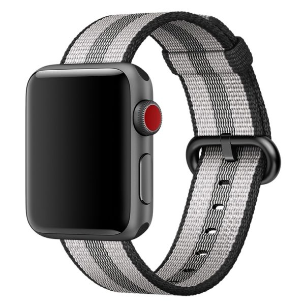 Apple Woven Nylon Band 38mm Black Stripe - MQVG2ZM/A Apple Woven Nylon Band 38mm Black Stripe - MQVG2ZM/A