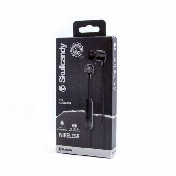 Skullcandy S2DUWK003 JIB Wireless In-Ear Headphones Black + JIB Earbud Wired Earphone Skullcandy S2DUWK003 JIB Wireless In-Ear Headphones Black + JIB Earbud Wired Earphone
