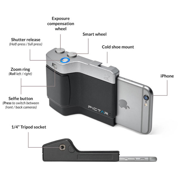 Miggo Pictar Camera Grip For Small Smartphone PT-ONE BS 30 Miggo Pictar Camera Grip For Small Smartphone PT-ONE BS 30